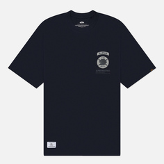 Мужская футболка Alpha Industries Uniform API-01, цвет синий, размер S