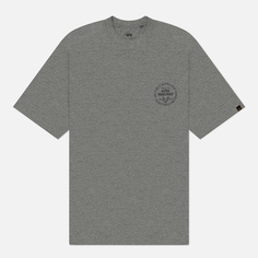 Мужская футболка Alpha Industries Uniform Type-01, цвет серый, размер S