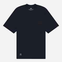Мужская футболка Alpha Industries Uniform Type-01, цвет синий, размер S
