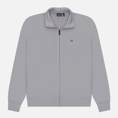 Мужская толстовка Napapijri Balis Full-Zip Summer, цвет серый, размер S
