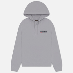 Мужская толстовка Napapijri Kasba Hoodie, цвет серый, размер S