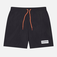 Мужские шорты Napapijri Box Logo Swimming, цвет чёрный, размер S