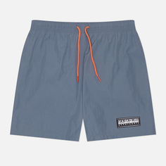 Мужские шорты Napapijri Box Logo Swimming, цвет серый, размер S