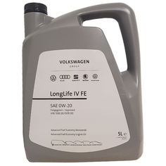 Масло моторное синтетическое VW Group LongLife IV FE 0W-20 5л VAG