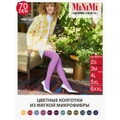 Колготки MiNiMi Multifibra Colors, 70 den, размер 4, viola