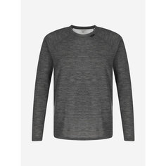 Термобелье верх GLISSADE Wool Mens Top, размер 56, графитовый