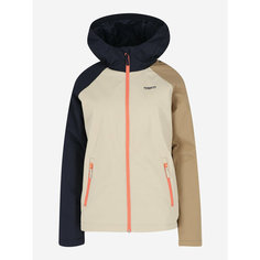 Куртка Termit Infinity Female BP Padded Jacket, размер 44, бежевый/синий