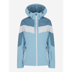 Куртка GLISSADE Womens Padded Jacket, размер 44, голубой/синий