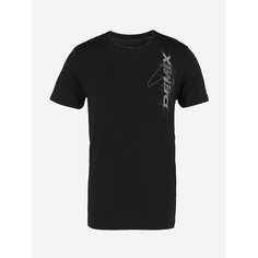 Футболка Demix M D GYM Training Print SS T-Shirt, размер 46, черный