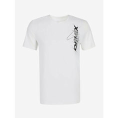Футболка Demix M D GYM Training Print SS T-Shirt, размер 48, белый