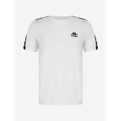 Футболка Kappa Authentic Mens Banda SS T-shirt, размер 48, белый