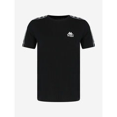 Футболка Kappa Authentic Mens Banda SS T-shirt, размер 54, черный