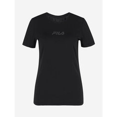 Футболка Fila Womens Fitness Slim SS T-shirt, размер 42, черный