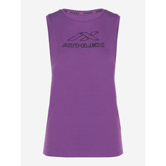 Майка ATHLEX Logo Progress Tank, размер 38/40, фиолетовый