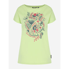 Футболка OUTVENTURE Essential Travel Womens SS Cotton T-shirt 2, размер 42, фисташковый