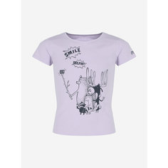 Футболка OUTVENTURE Essential Girls Short sleeve T-shirt, размер 158/164, лавандовый