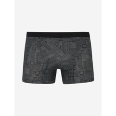 Шорты для плавания Joss Mens 27 cm AOP Swimming Boxers, размер 46, серый