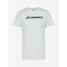 Футболка Demix M D Basic Solid Tee Logo Pack, размер 48, белый