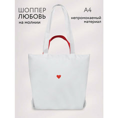 Сумка шоппер Antan 1-178, фактура гладкая, белый