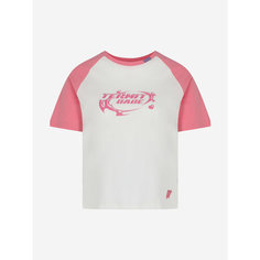 Футболка Termit Skate Female T-shirt, размер 38/40, белый/розовый
