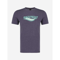 Футболка PROTEST Protest SS24 Male Table Single Dyed t-shirt, размер 56, фиолетовый