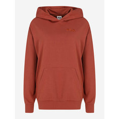 Худи Fila Womens Essentials hooded knitted jumper w/o zip, размер 50/52, , терракотовый