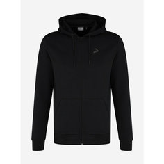 Толстовка Demix M D Basic Solid Hooded Interlock Tracktop, размер 48, , черный