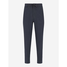 Брюки OUTVENTURE Travel Mens Linen Pant, размер 46, темно-синий
