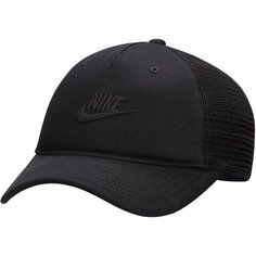 Бейсболка NIKE U NK RISE CAP S CB FUT TRKR L для мужчин, размер S/M, черный