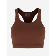 Топ спортивный Fila Womens Fitness Bra, размер 42, коричневый