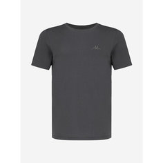 Футболка Kappa Authentic Core Mens Short Sleeve T-shirt, размер 52, темно-серый