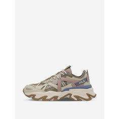 Кроссовки Fila TRACE LOW W, размер 41, бежевый/зеленый