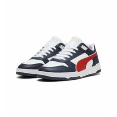 Кроссовки PUMA Rebound Game, размер 9,5 UK, синий/белый/красный