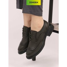Полуботинки Zenden, размер 38, зелeный