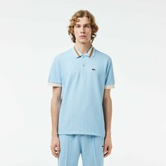 Поло LACOSTE, размер T5, голубой
