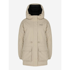 Пуховик Demix W D Winter Pack Fdown Jacket w hood, размер 38/40, бежевый