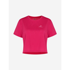 Футболка Demix W D Fitness GYM Jacquard Mesh SS T-shirt, размер 42/44, малиновый