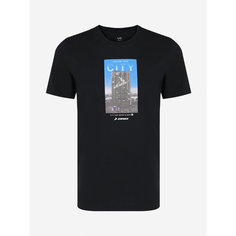 Футболка Demix M D Graphic T-shirt (Photo print), размер 46, черный