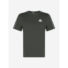Футболка Kappa Authentic Mens Banda SS T-shirt, размер 48, черный