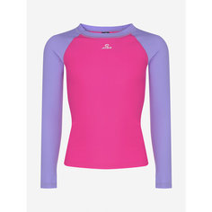 Рашгард Joss Girls Rash Guard, размер 140, фиолетовый, розовый