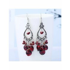 Серьги, бирюза синтетическая, эмаль, черный, серый, красный be Self True Jewel