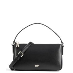 Сумка кросс-боди DKNY, фактура зернистая, черный