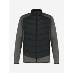 Джемпер OUTVENTURE Mens Fleece Jumper, размер 48, , серый/черный