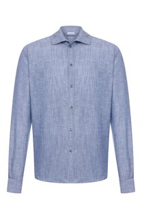 Рубашка изо льна и хлопка Zimmerli