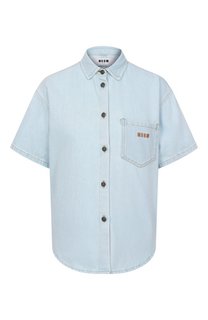 Джинсовая рубашка MSGM