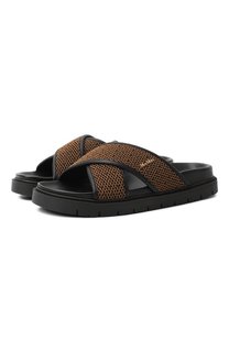 Текстильные шлепанцы Party Max Mara