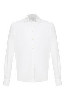 Рубашка изо льна и хлопка Zimmerli