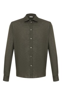 Рубашка изо льна и хлопка Zimmerli