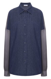 Джинсовая рубашка Dries Van Noten