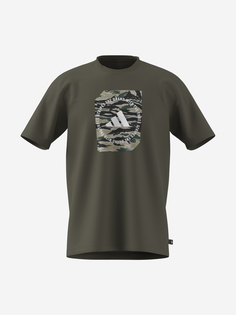 Футболка мужская adidas, Зеленый